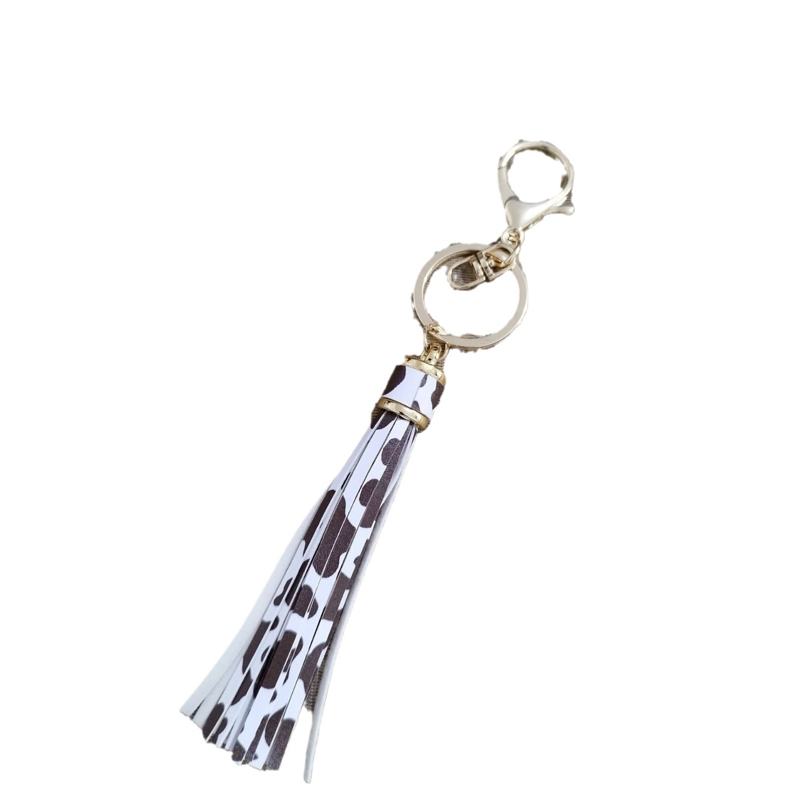 Wholesale PU Tassel Card Holder Pendant Silicone Beads Bracelet Keychain Accessories